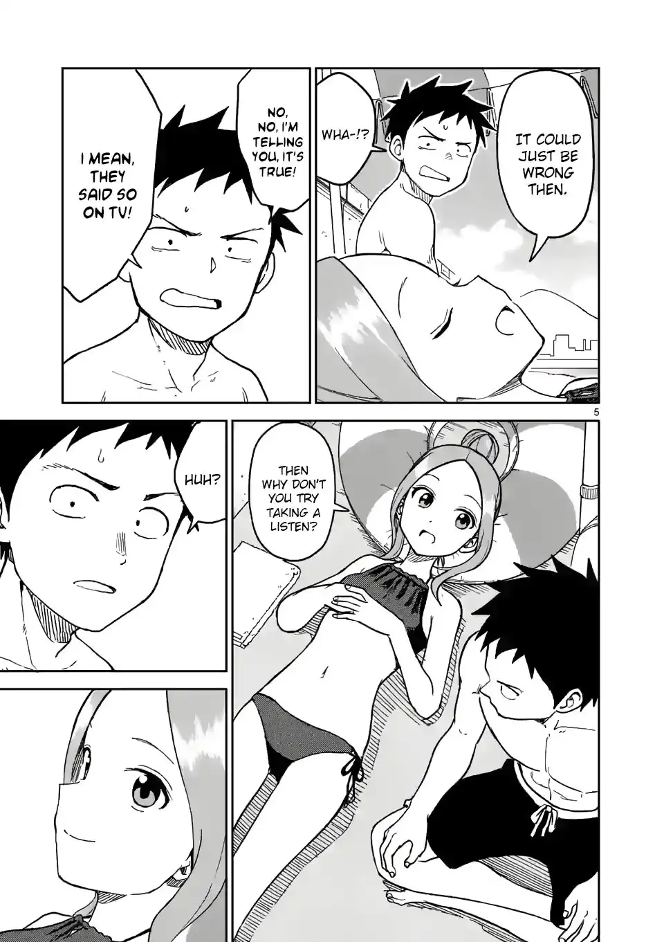 Karakai Jouzu no (Moto) Takagi-san Chapter 150 5